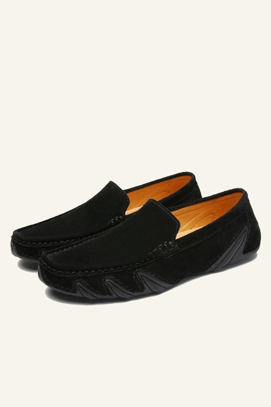 Homrain Nubuck Leather Men'S Peas Shoes | Men'S Shoes