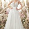 Homrain V Neck Blackless Wedding Dress | Lace Wedding Dresses