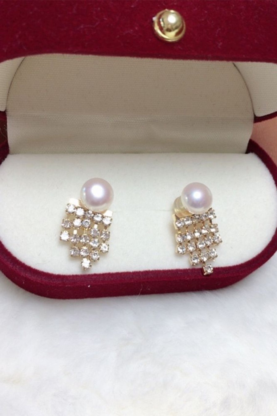 Homrain Beaded Pearl Earrings | Earrings