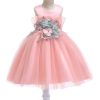 Homrain A Line Jewel Flower Girl Dress With Appliques | Flower Girl Dresses