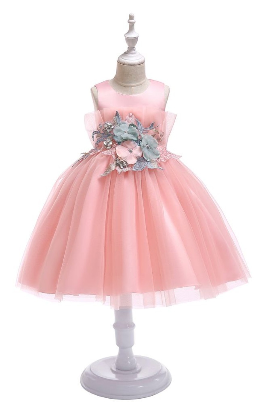 Homrain A Line Jewel Flower Girl Dress With Appliques | Flower Girl Dresses