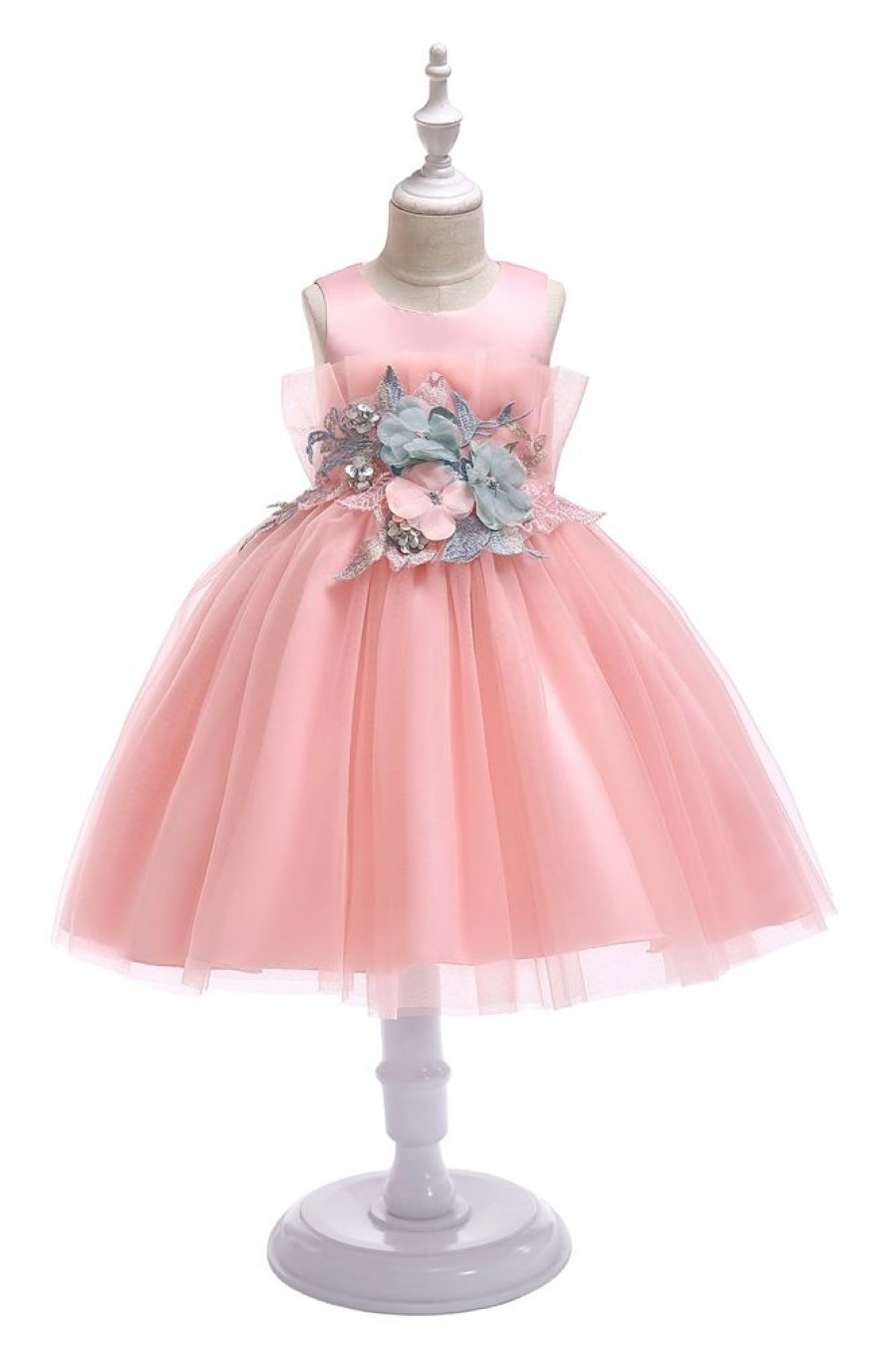 Homrain A Line Jewel Flower Girl Dress With Appliques | Flower Girl Dresses