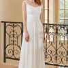 Homrain Elegant A Line Sweetheart Long Lace Dress | Boho Bridesmaid Dresses