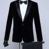 Homrain Velvet Men'S Blazer For Party | Homecoming Suits